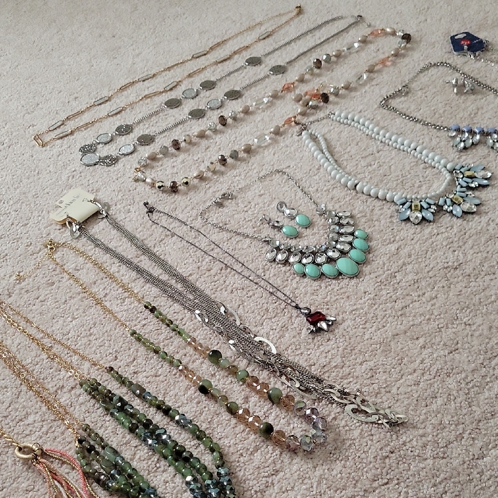 Huge Charming Charles Statement Necklace Bundle - image 1